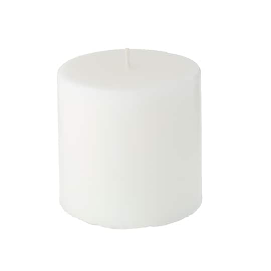 12 Packs: 3 ct. (36 total) Basic Elements™ White Pillar Candles by Ashland®